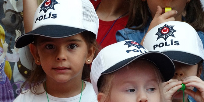 Optimum'da küçük trafik polisleri
