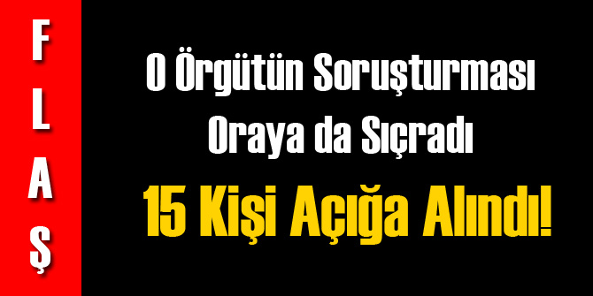 Oraya da Sıçradı: Açığa Alındılar