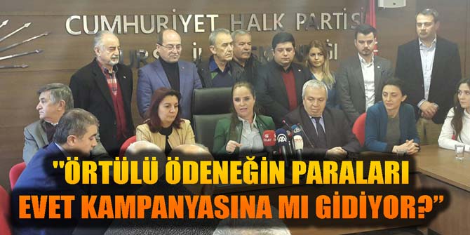 ÖRTÜLÜ ÖDENEĞİN PARALARI EVET KAMPANYASINA MI GİDİYOR?”