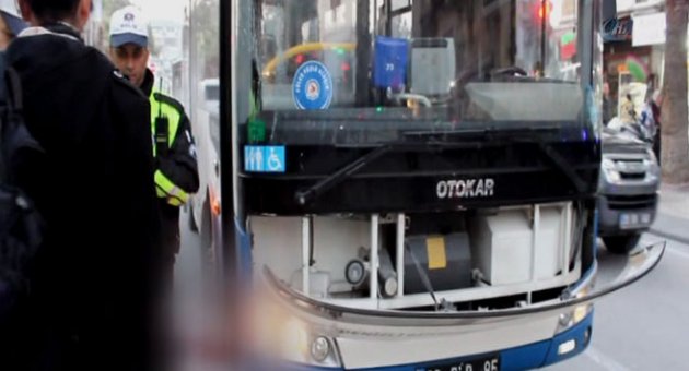 Otobüsün çarptığı yaya hastanede öldü