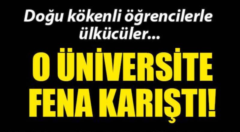 O üniversite fena karıştı!