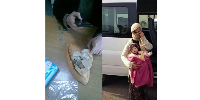 Oyuncak bebekleri kullanıyorlar, parayı ekmek içinde saklıyorlar