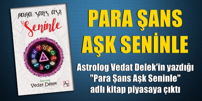 Para Şans Aşk Seninle adlı kitap piyasaya çıktı