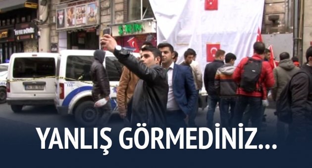 Patlama bölgesinde özçekim derdinde