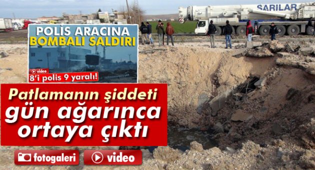 Patlamanın şiddeti gün ağarınca ortaya çıktı!