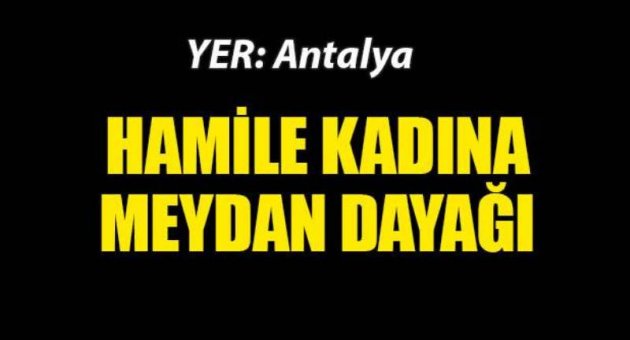 Pazarcılar hamile öğretmeni tartakladı