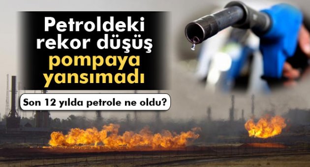 Petroldeki rekor düşüş pompaya yansımadı