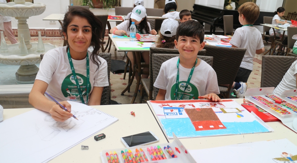 Pınar, çocuklar için 7 ilde atölyeler kuruyor...