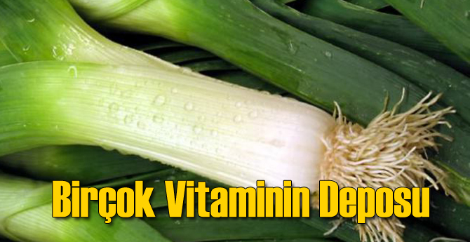 Pırasa Birçok Vitaminin Kaynağı