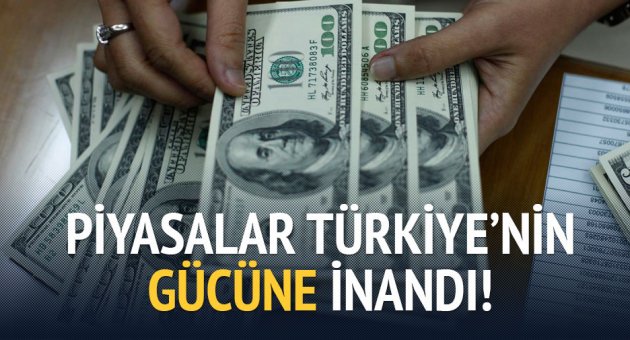 Piyasalar Türkiye'nin gücüne inandı
