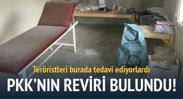 PKK'lıların reviri bulundu