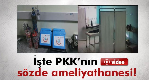 PKK'nın ameliyathanesine büyük baskın