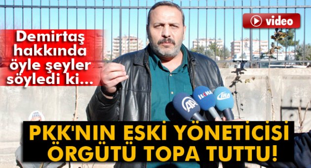 PKK'nın eski yöneticisi PKK'yı topa tuttu