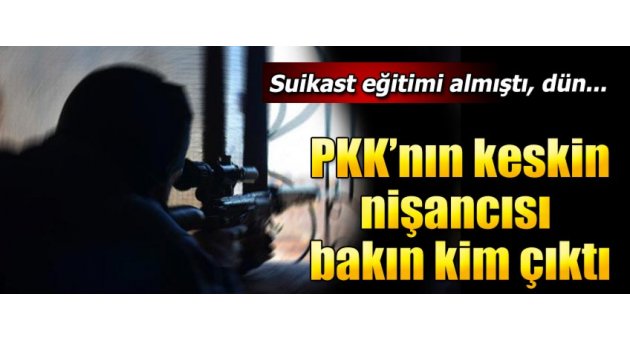 PKK&#039;nın keskin nişancısının kimliği belirlendi
