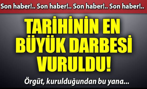 PKK'ya tarihinin en büyük darbesi vuruldu!