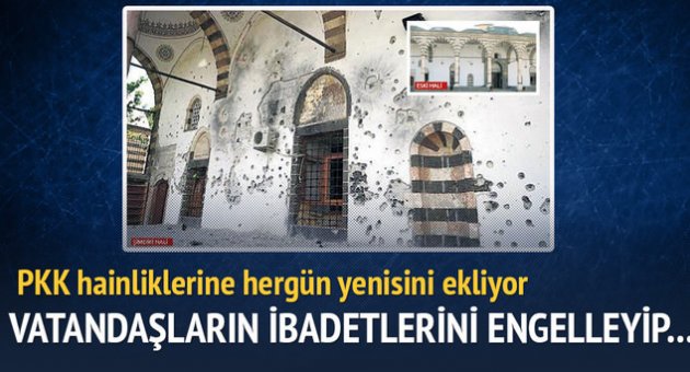 PKK camileri silah deposuna çevirdi!