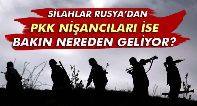 PKK nişancıları Avrupa’dan ithal