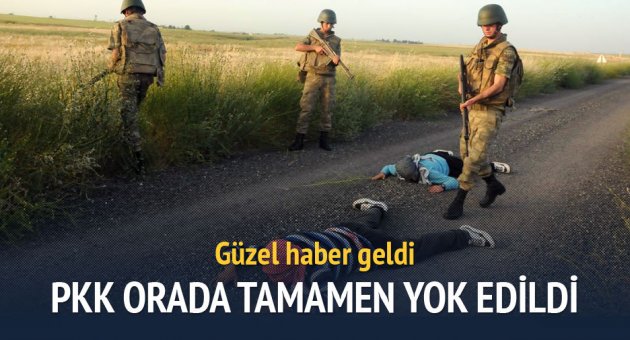 PKK o ilçede tamamen yok edildi