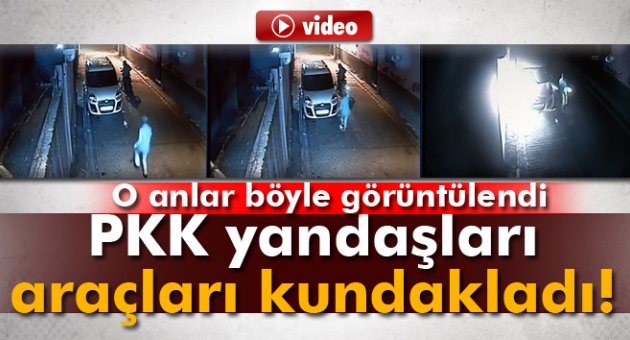 PKK yandaşları Adana'da 8 araç kundakladı