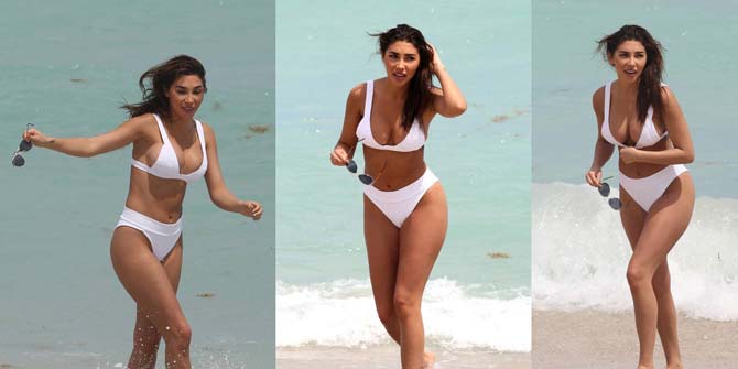 Plajı fena salladı