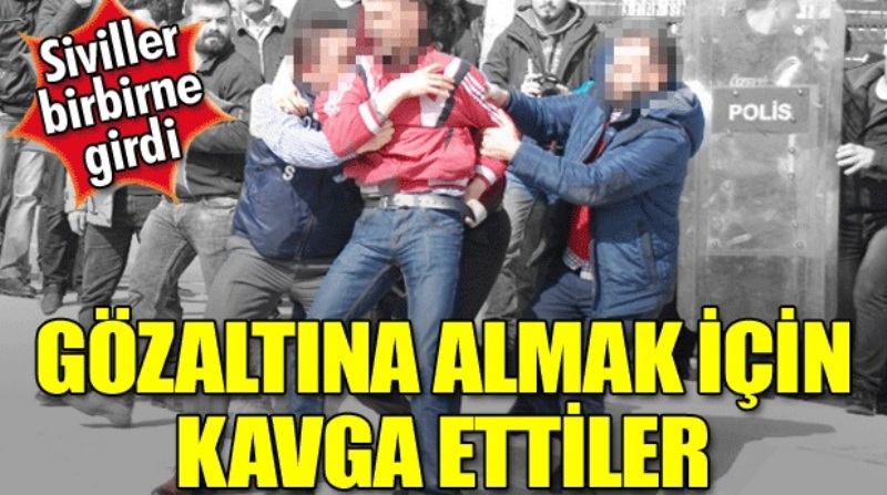 Polisin gözaltı kavgası!