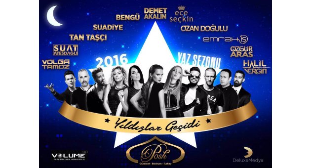Posh Club dan Yıldızlar Geçidi