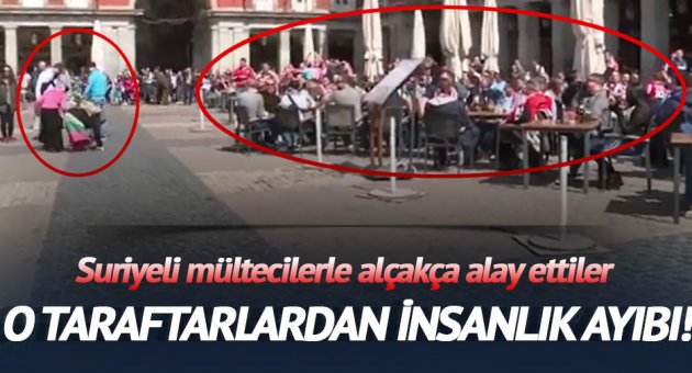 PSV taraftarından insanlık ayıbı