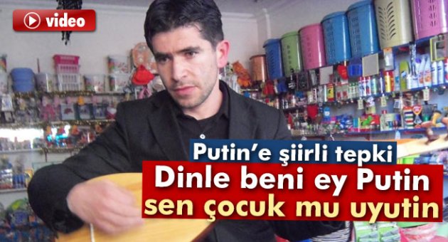 Putin’e şiirli tepki