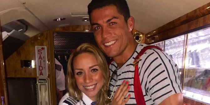 Ronaldo'nun Jeti İnerken Çakıldı