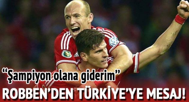 Şampiyon ol, Robben'i al!