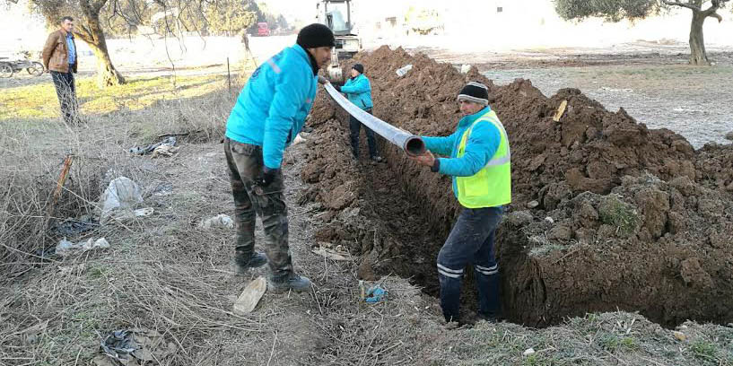 SANAYİ SİTESİNE İÇME SUYU HATTI