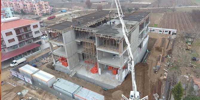 Sarıgöl’ün Gençlik Merkezi Yükseliyor