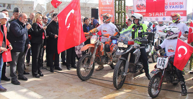 Şehit Fethi Sekin İçin Enduro Yarışları Başladı