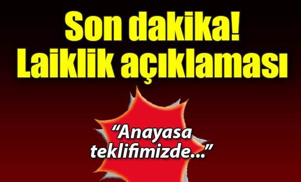 Şentop'tan Laiklik açıklaması!