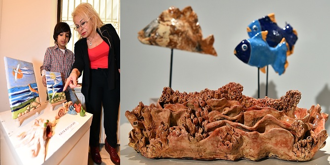 Seramikle verilen çevre mesajı