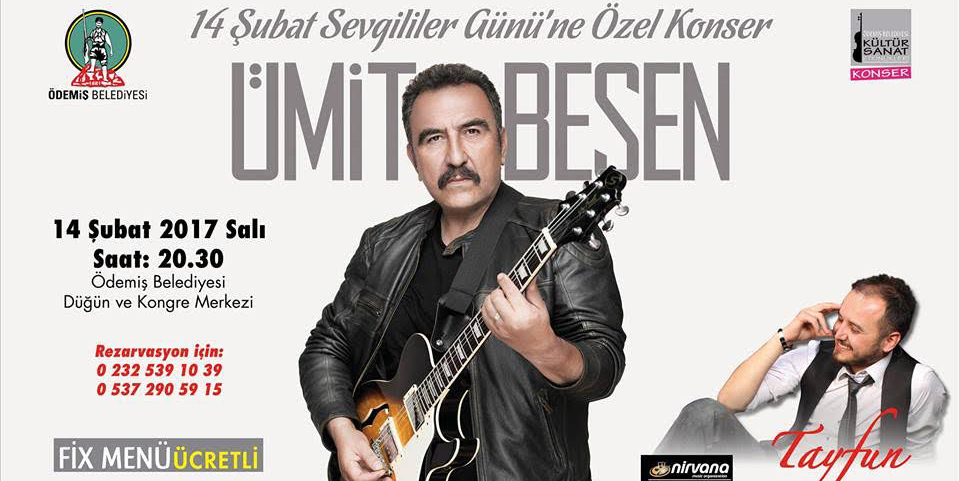 Sevgililer Günü’nde Ümit Besen Konseri