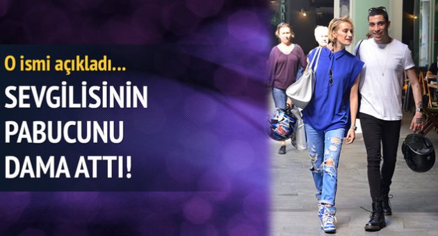 Sevgilisinin pabucunu dama attı!