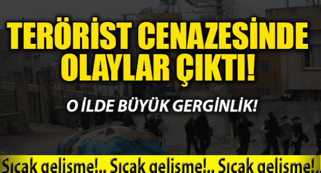 Siirt’te PKK’lının cenaze töreninde olay çıktı