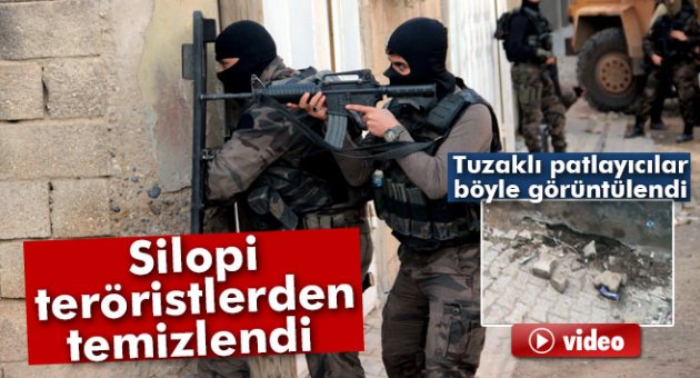 Silopi teröristlerden temizlendi