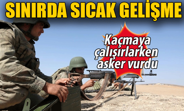 Sınırı geçmeye çalışan 2 kişi vuruldu