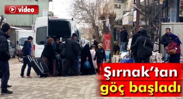 Şırnak'tan ‘göç’ başladı