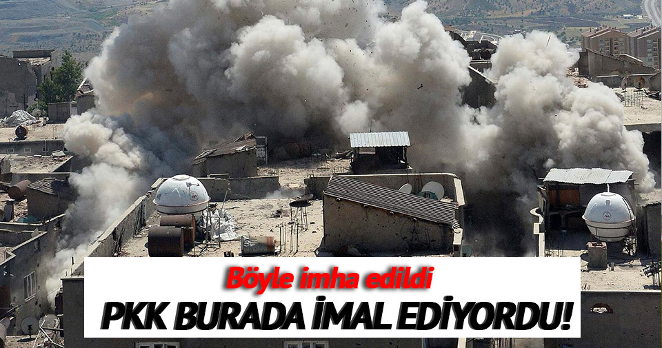 Şırnak'ta Terör Örgütü PKK Mensuplarının Kullandığı Patlayıcı imalathanesi Patlatıldı