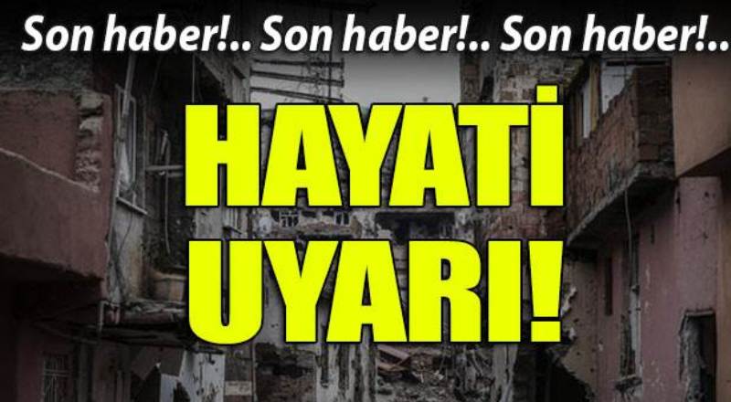 Şırnak Valisi'nden hayati uyarı!
