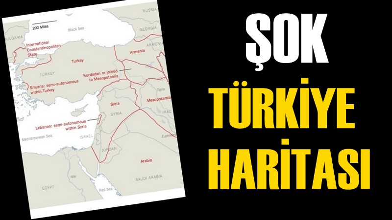 Skandal Türkiye Haritası Yayınlandı