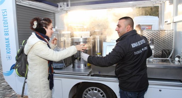 Soğuk havada sıcak çorba