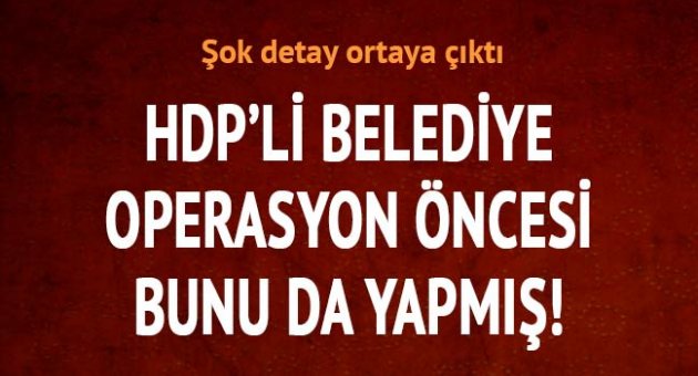 Şok detay!