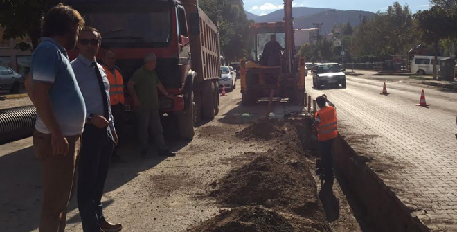 Soma'da Yağmur Suyuna Karşı Tedbir