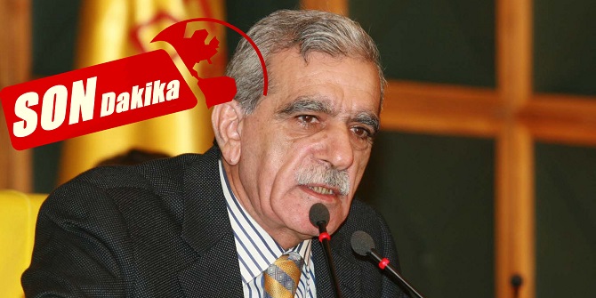 SON DAKİKA! Ahmet Türk gözaltına alındı!