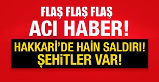 Son Dakika Asker'e Hain Saldırı: 2 Şehit, 4 Asker Yaralı