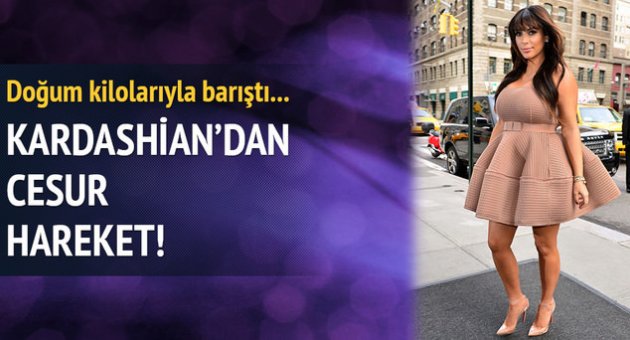 Sonunda o da kilolarıyla barıştı...